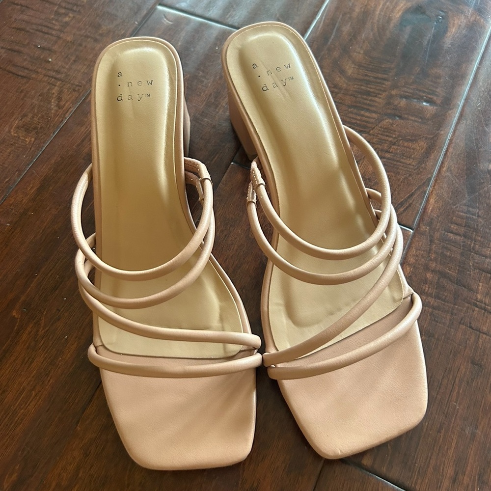 A New Day Block Heel Sandal size 8